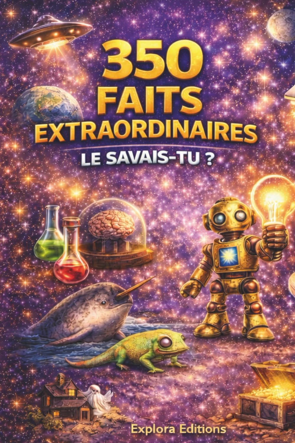 350 Faits Extraordinaires: Le Savais-Tu? 350 Découvertes Incroyables et Éducatives Pour Enfants de 8 à 14 ans – Culture Générale, Science, Mystères et Histoires Vraies