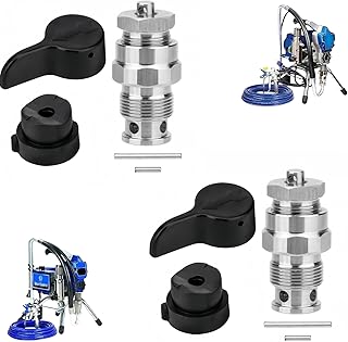 2 Pack 235014 Prime Spray Valve, Drain Valve for Graco 210 230 390 395 490 495 595 3400 Replaced Accessories Aftermarketr Airless Paint Sprayer