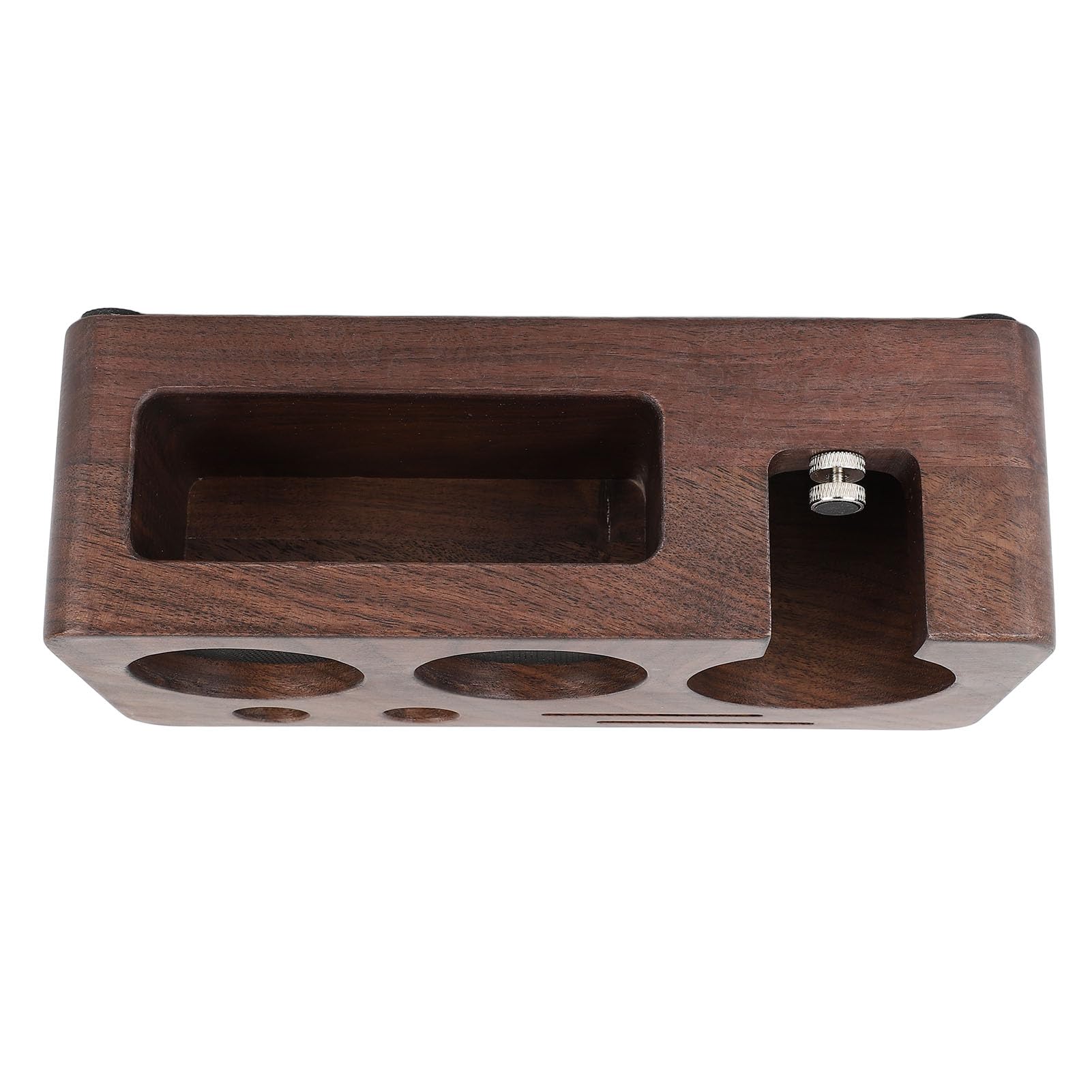 SEAFRONT Kaffee -Portafilter -Halter Exquisite Walnussholzmaterial Organisieren Kaffeezubehör für Zuhause (53MM)