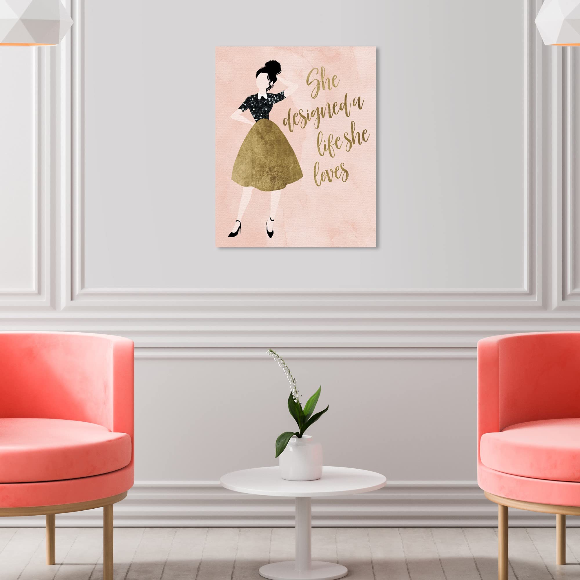 Amazon.co.jp: Oliver Gal デザイン シルエット 16インチ x 20インチ