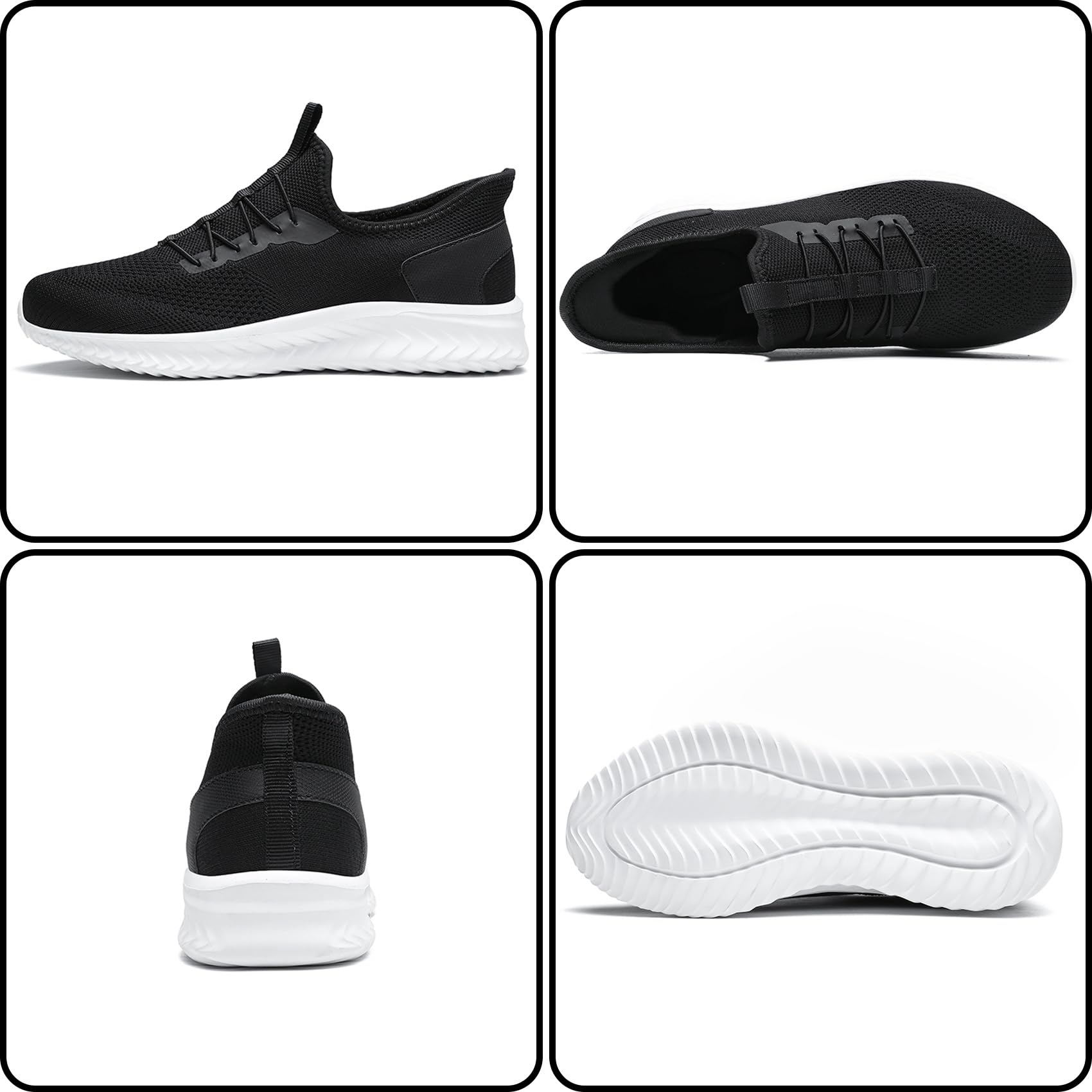 Sneakers Uomo Donna Scarpe da Ginnastica Slip-On Scarpe da Camminata Traspirabile Leggero Scarpe Sportive Scarpe da Corsa