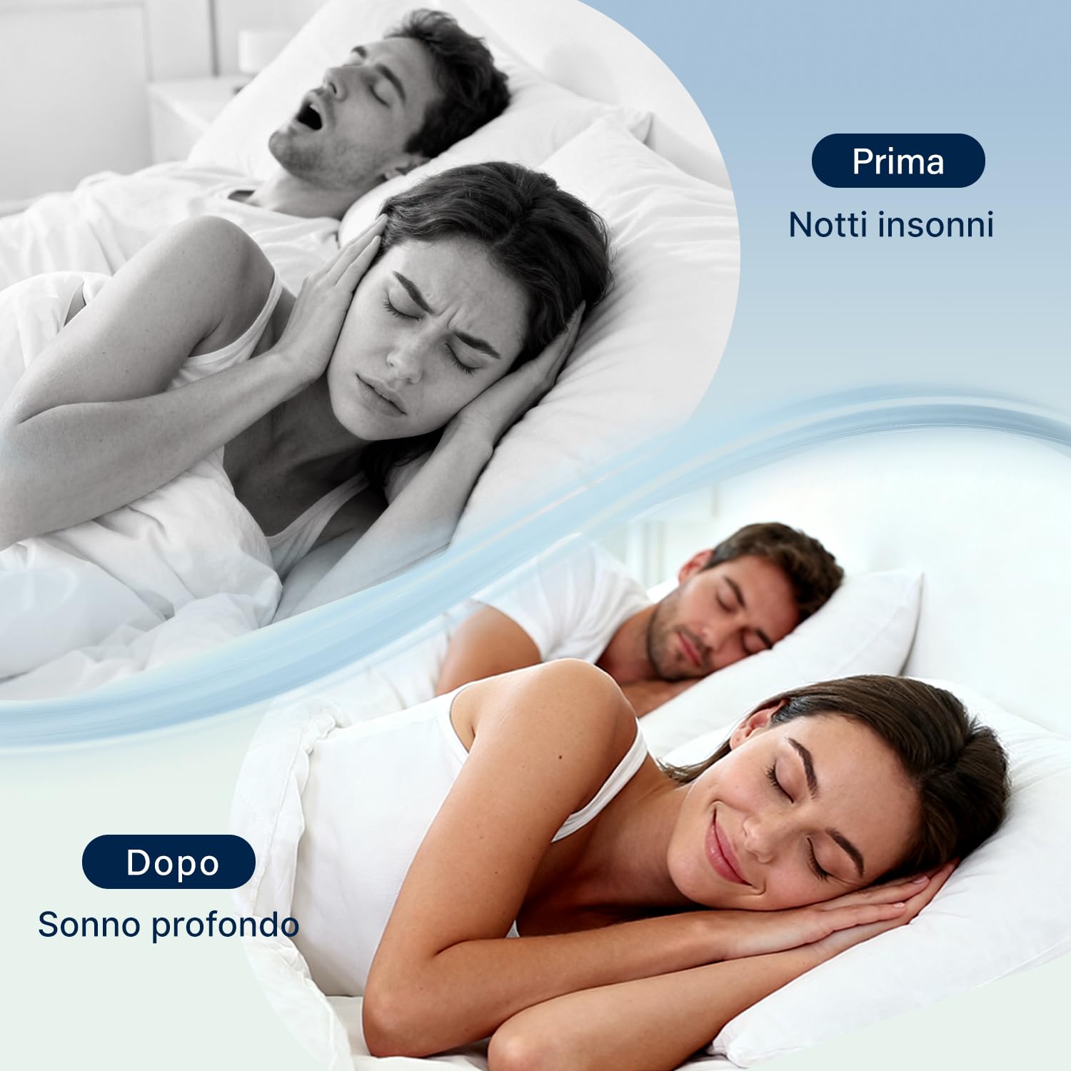 Mouth Tape for Sleeping, 120 Pezzi Cerotti Bocca per Dormire – Antirussamento per Respirare Meglio dal Naso, Migliora il Sonno e Favorisce la Respirazione Nasale