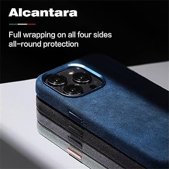 【未開封】iPhone16 pro MAX用アルカンターラ　高級スマホケース Amazon.co.jp: [Magsafe対応] アルカンターラ iPhone 16/16 Plus
