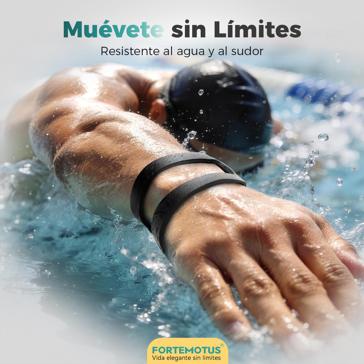 FORTEMOTUS Muñequera TFCC para Hombres y Mujeres, Soporte de Muñeca en Piel PU con Relleno Interno para Inestabilidad DRUJ y Dolor Ulnar, Ajustable para Mano Derecha e Izquierda, M