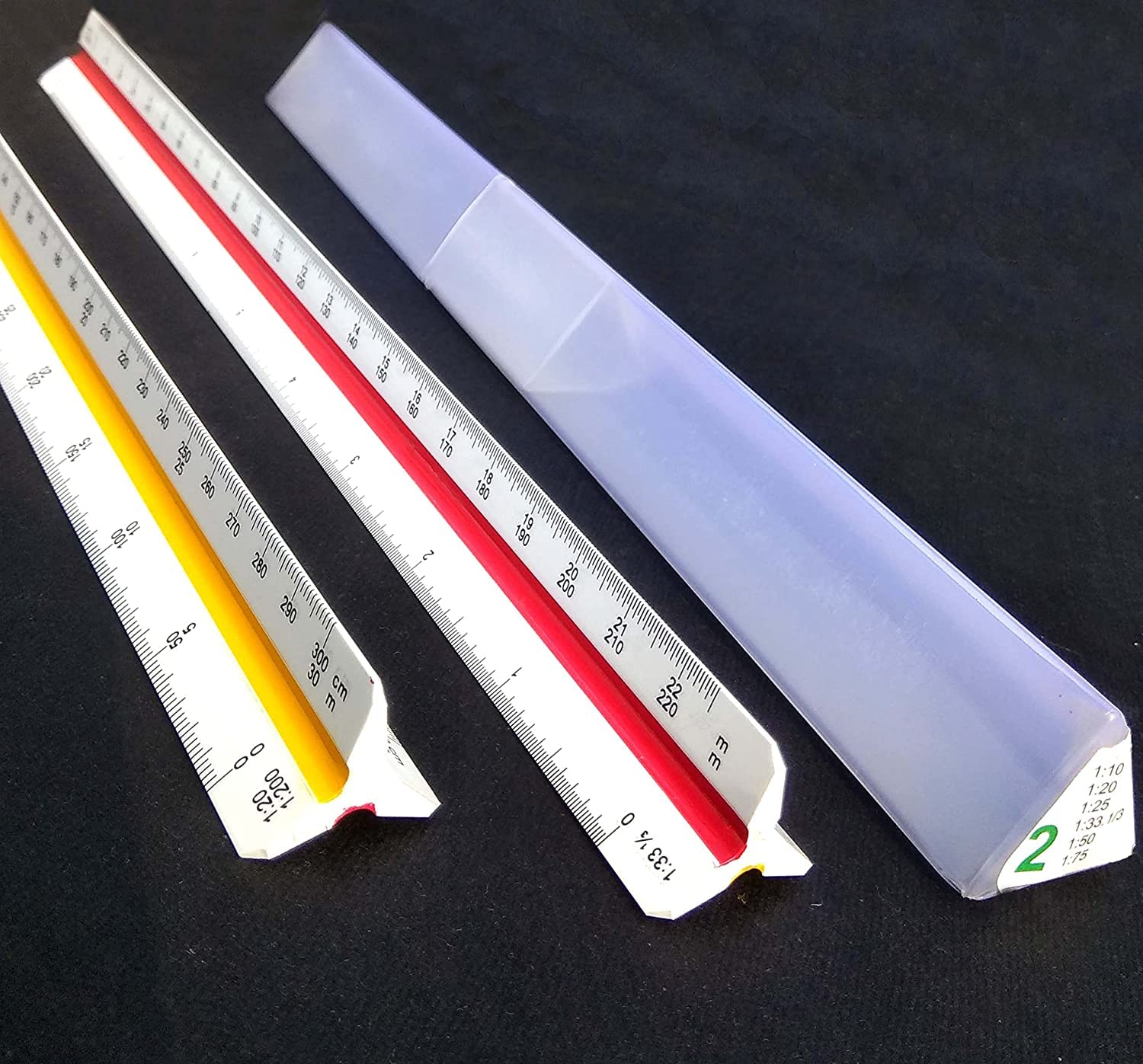 Buy NOZOMI 12inch Triangle Scale Ruler/Scale for Architects, Engineers