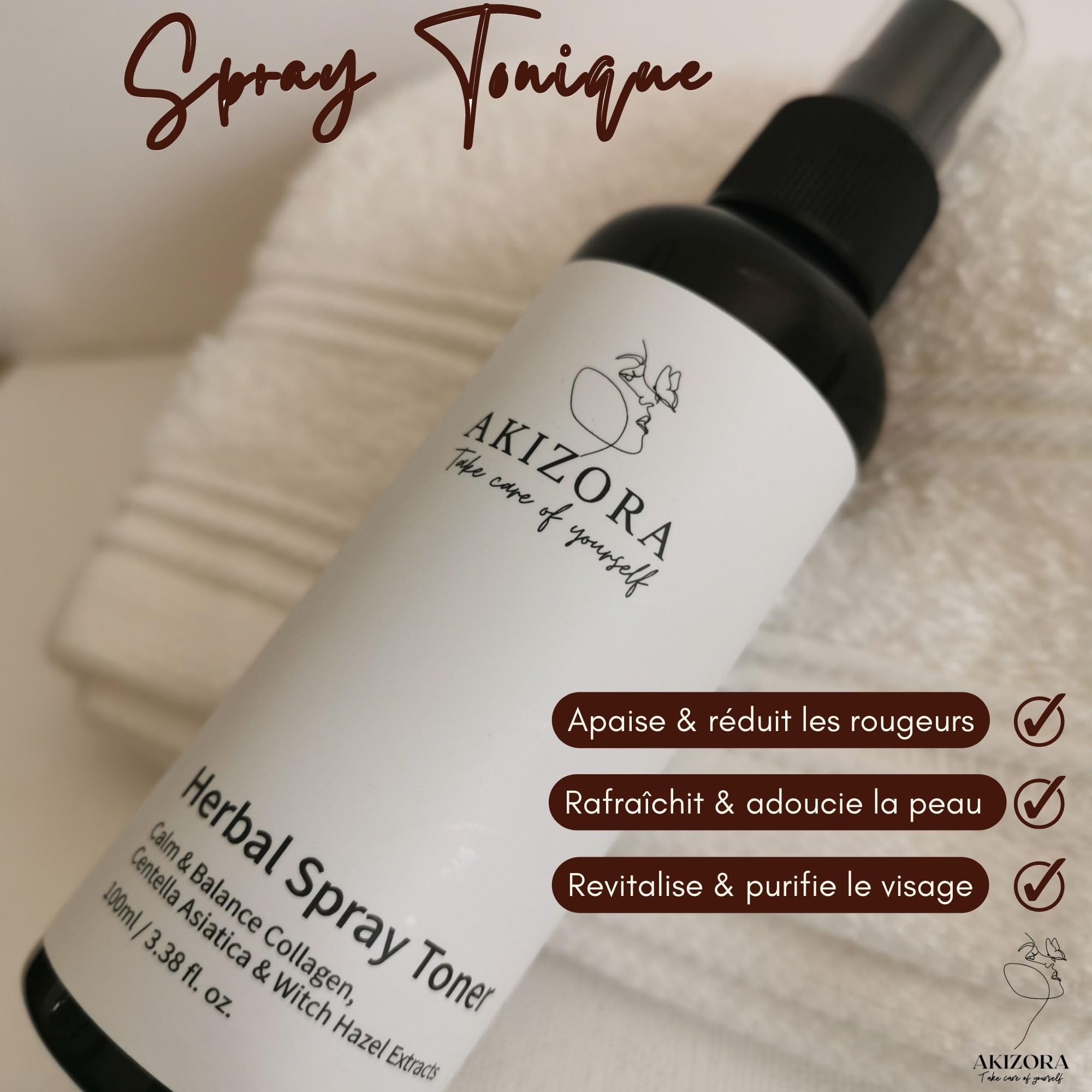 AKIZORA Coffret Soin Visage Homme – Gel Nettoyant Tea Tree, Lotion Tonique Purifiante & Crème Régénérante Collagène – Routine Quotidienne Fraîcheur & Hydratation – Idée Cadeau Masculine