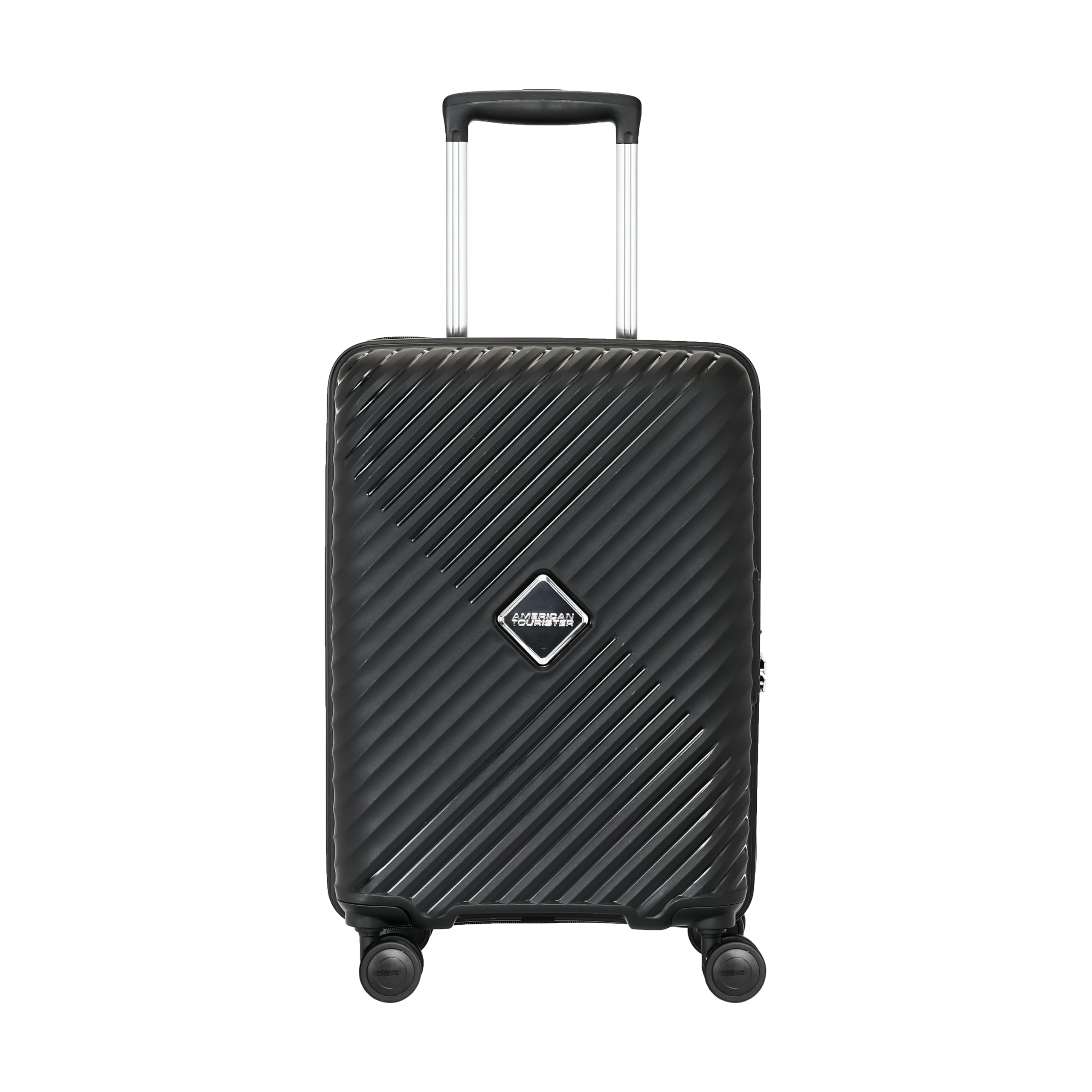 american tourister Diamo 79 CM Check-in Trolley Bag with Combination Non TSA Lock & 8 Wheels Hard-Sided PC Large Suitcase/Trolley Bag with Double Spinner Wheels/Luggage for Men & Women - Black-picture-22