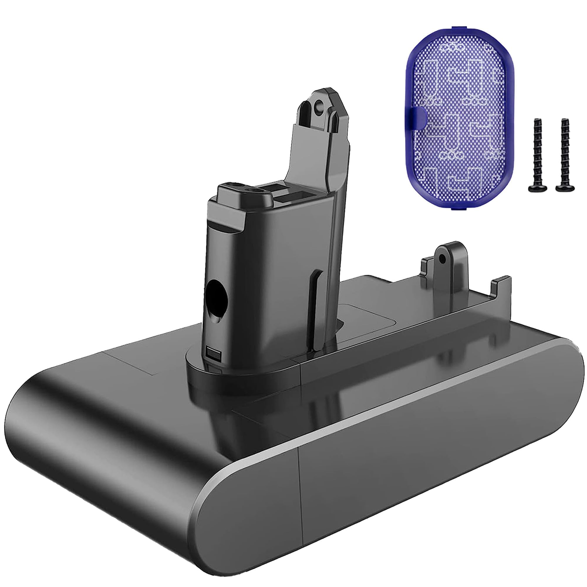 5000mAh DC31 Ersatzakku für Dyson Typ B DC31 DC34 DC35 DC45 DC56 DC57 Staubsauger mit Filter (Nur passend für Dyson Typ B)