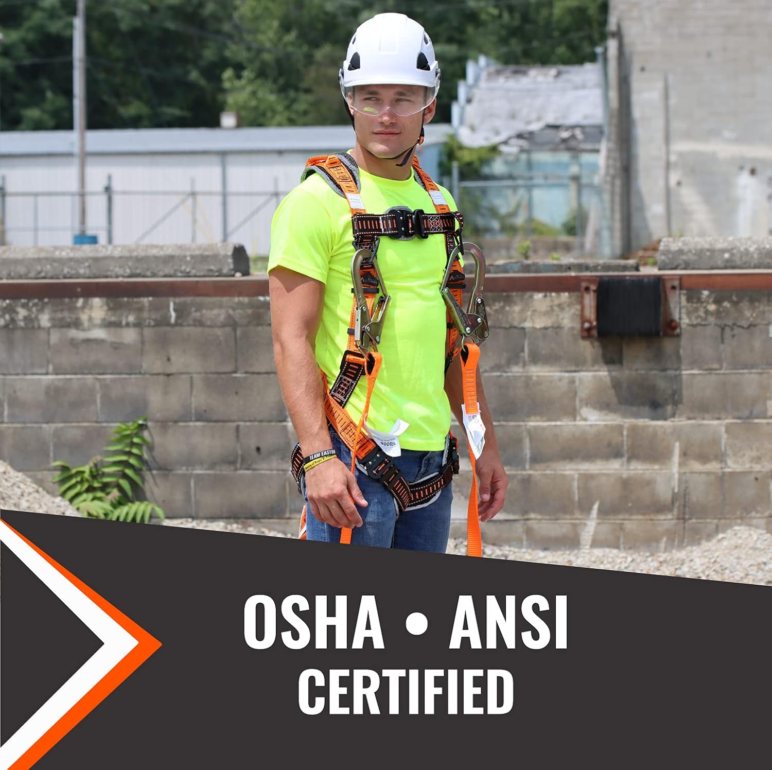 Big Sale Malta Dynamics Fall Protection Six-Foot Double Leg External Shock Absorbing Lanyard with Two Rebar Hooks and One Steel Snap Hook, OSHA/ANSI Compliant One-Day Sale: Up to 60% Off Malta Dynamics Fall Protection Six-Foot Double Leg External Shock Absorbing Lanyard with Two Rebar Hooks and One Steel Snap Hook, OSHA/ANSI Compliant