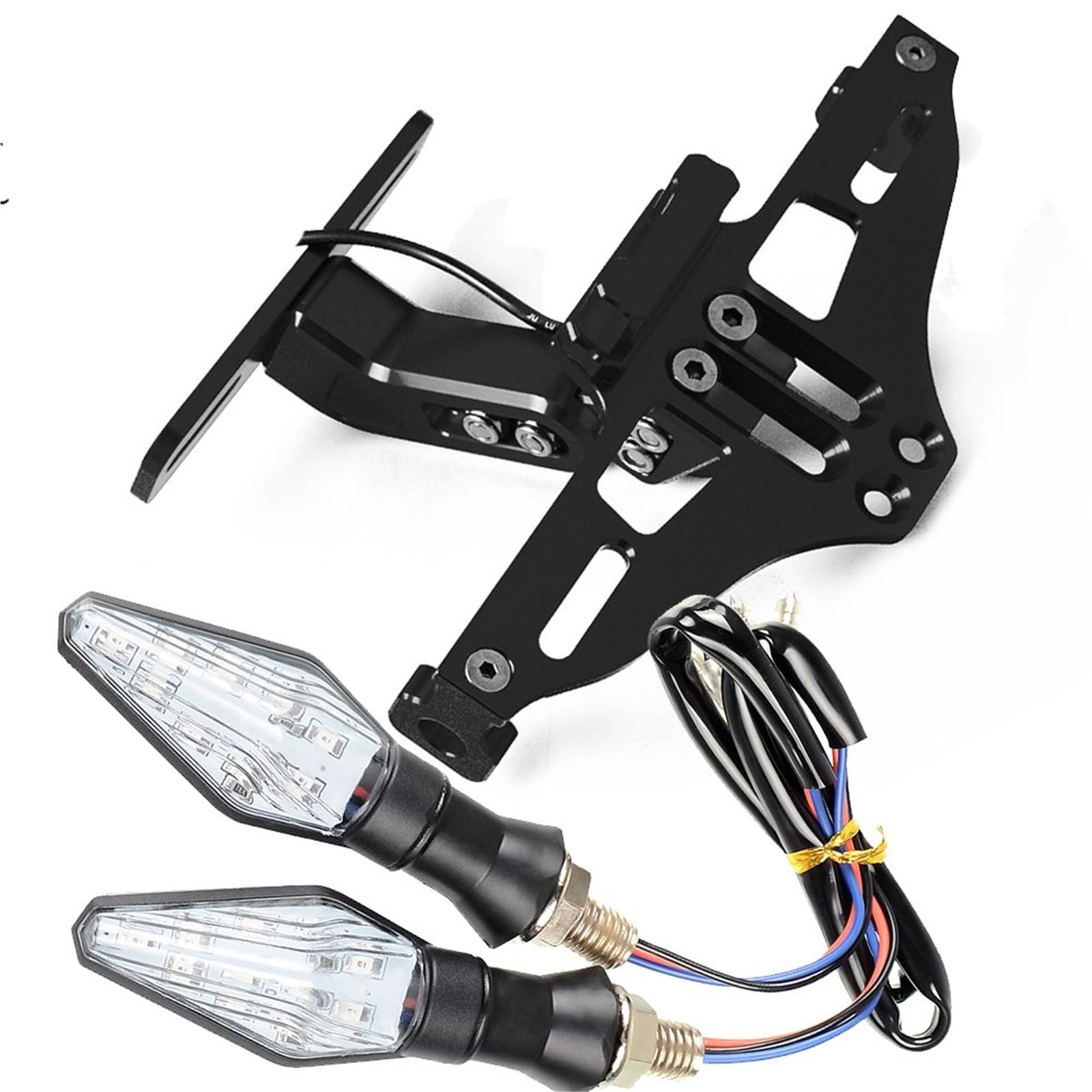 Supporto Per Targa Posteriore Per Moto Con Luce LED Per Z250 Z250SL Z300 Z750 Z800 Z1000 Ninja 300 400 650 250