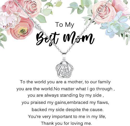 Collar de regalo para el día de la madre, regalo para mujer, regalos de cumpleaños para mamá de hija, hijo, mejor mamá, collar de doble corazón con