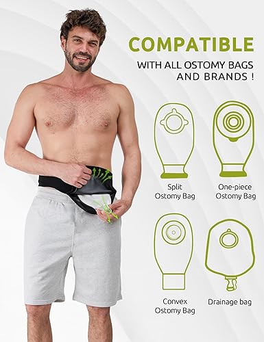 Miniatura 2 de Fundas para bolsas de ostomía, cinturón de ostomía para la vida diaria y el deporte, fundas de bolsa de colostomía para hombres y mujeres para