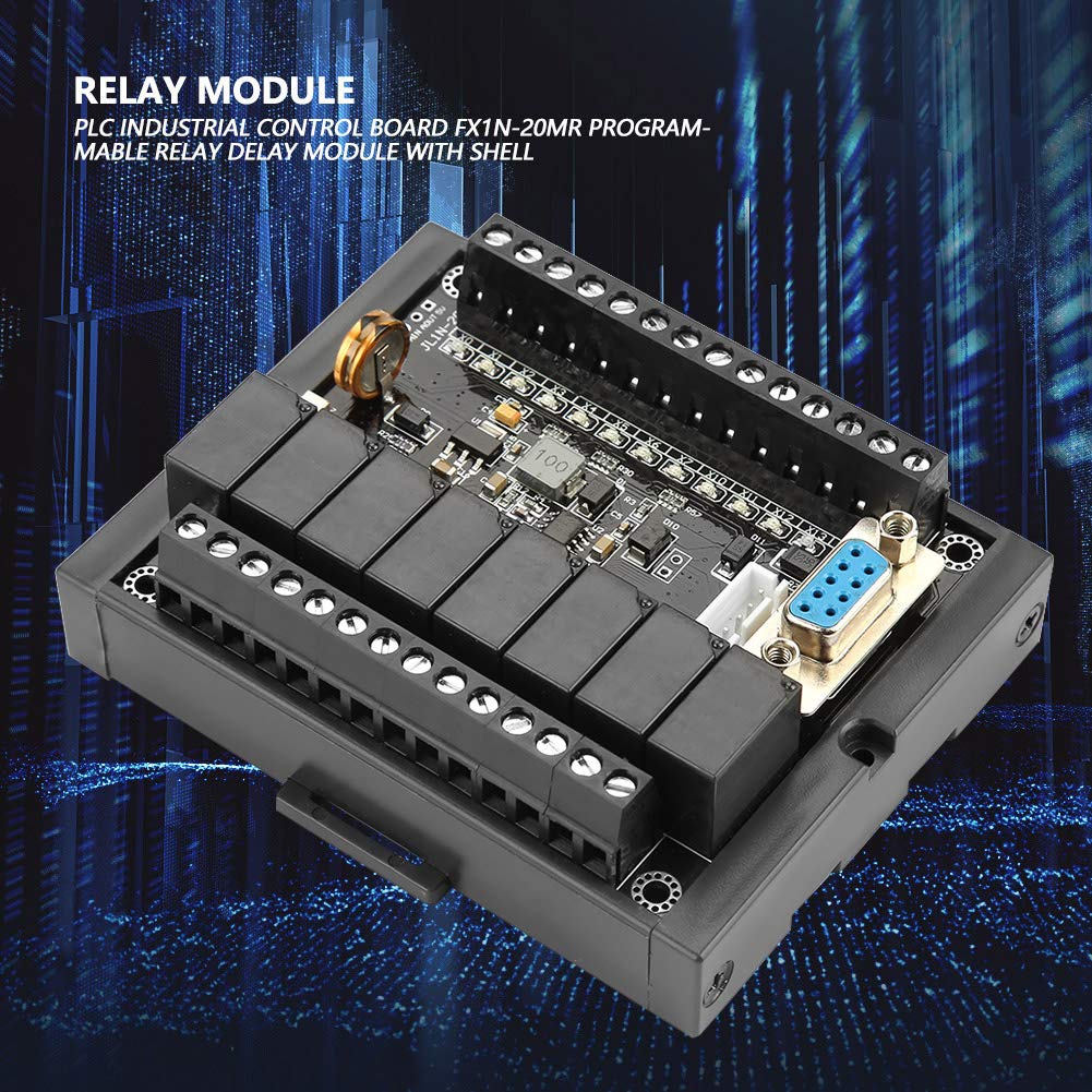 Modulo relè FX1N-20MR Controllo Programmabile con Ritardo Compatto per attività di Automazione 1 unità