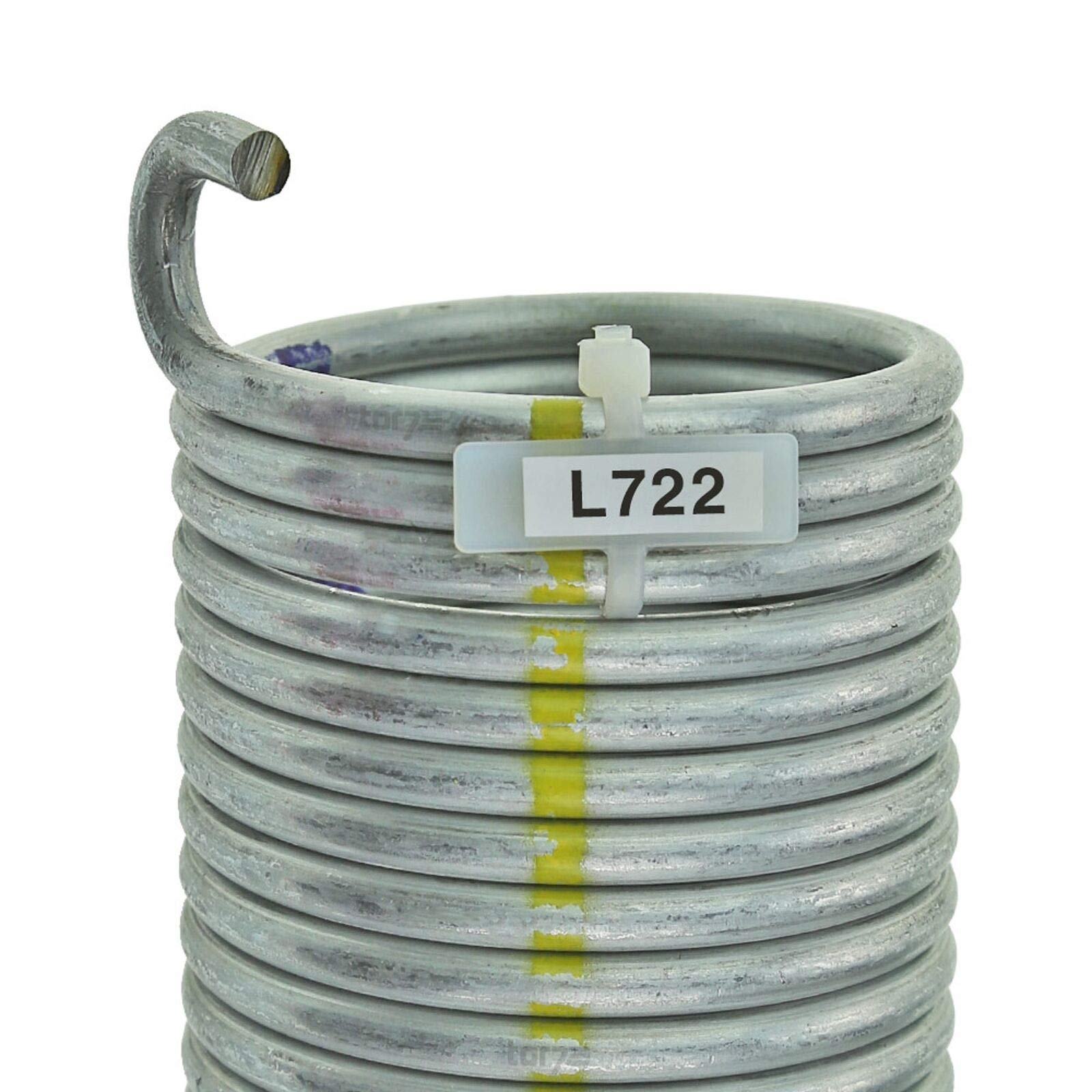 1 Stück Torsionsfeder L722 / R31 für Hörmann Garagentor Garagentorfeder Torfeder.