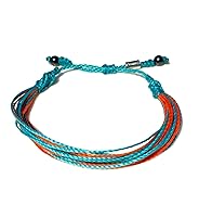 Vista 96 de Colorful Bracelet for Men and Women with Hematite Stones: Handmade Designer Adjustable Multistrand String Knotted Macrame Friendship Bracelet