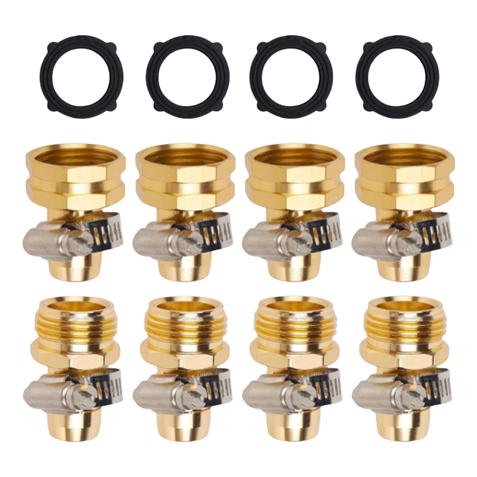 Connecteurs de réparation de tuyau en aluminium robuste pour l'arrosage durable du jardin