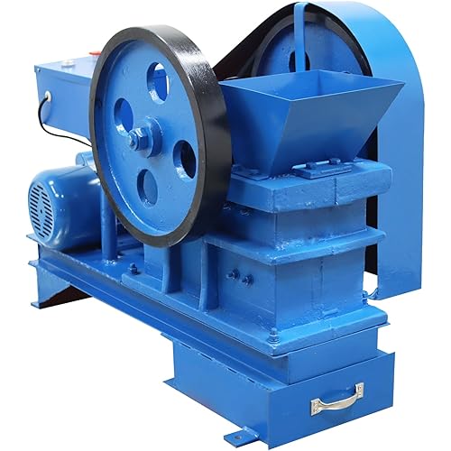 Jaw Crusher Jaw Crushing Machine Ore Stone Crusher Electric Shatter Grinder 480-800KG/H 220V 2.2KW