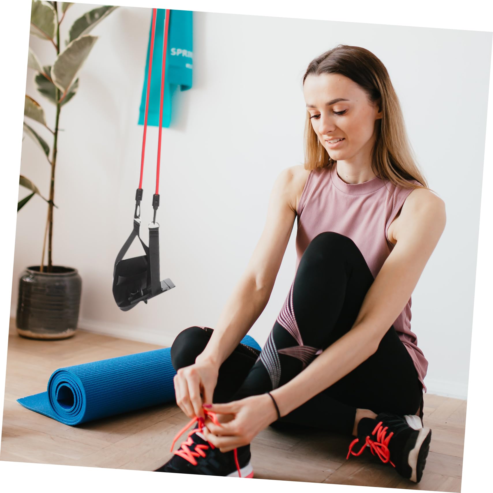 GALPADA Swim Resistance Band Water Workout Equipment for Boys and Girls Adults Neoprene Belt Static Swimming Belt Swim Trainer