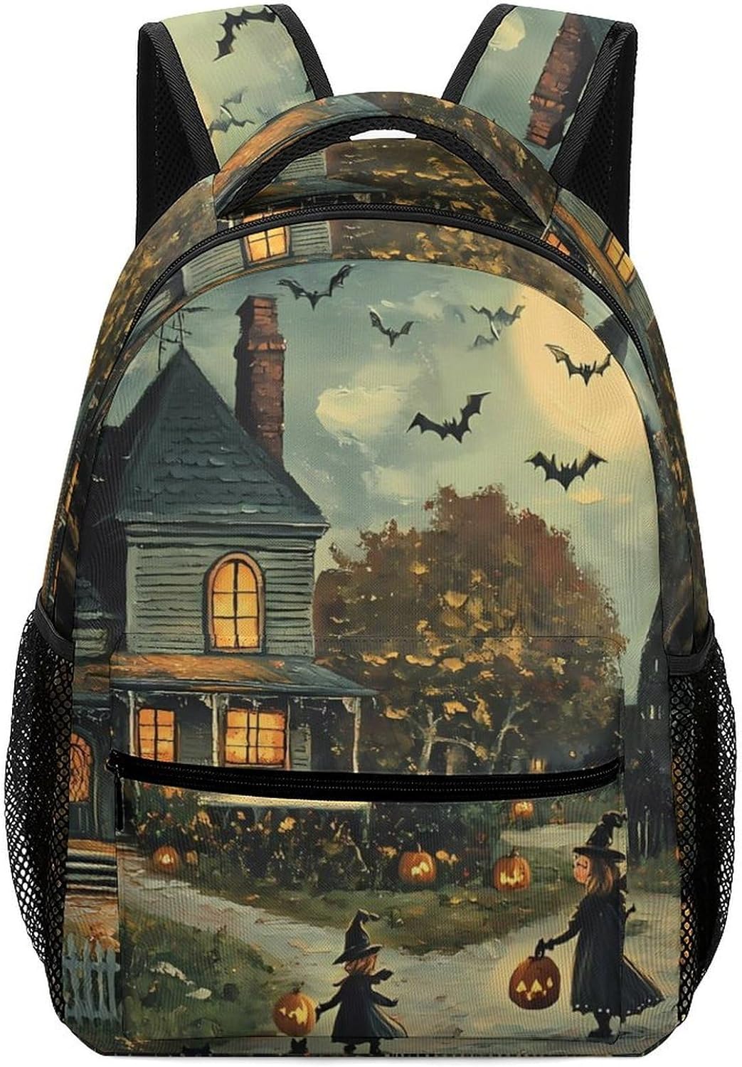 Halloween Dare Unisex Backpack Casual Daypacks Lightweight Shoulders Bag for Camping Hiking Travel