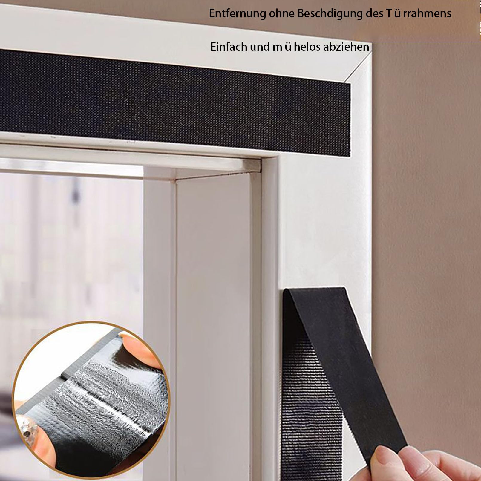 Rideau magnétique isolant thermique pour porte, en coton épais, chaud