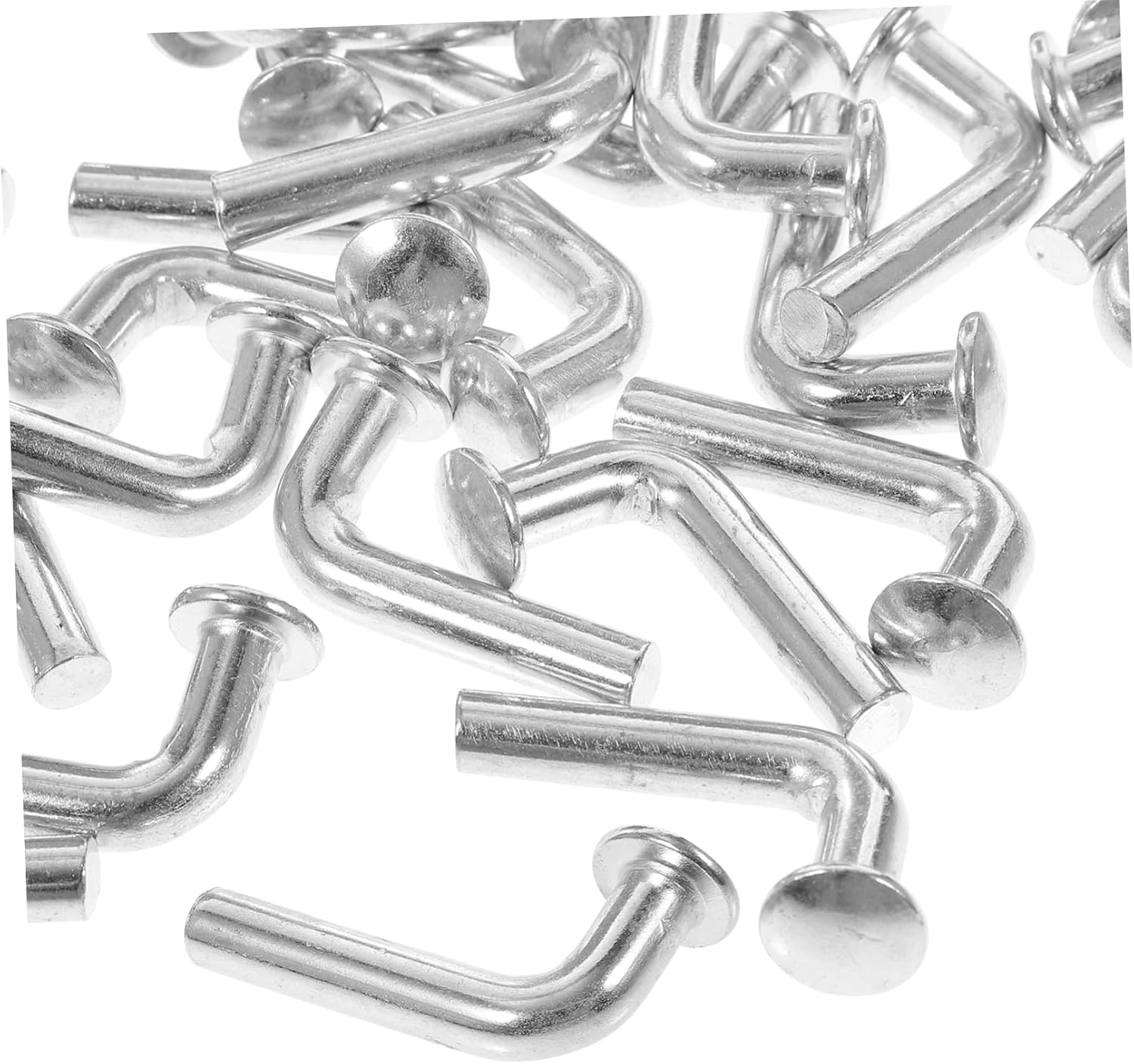 Cabilock 100pcs Heavy Duty j Bolt Pallet Rack Drop Galvanized Safety Clips for Teardrop Racking Systems Easy to Install Secure Storage for Warehouse and Home