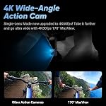 Insta360 X4 Ensemble standard - imperméable 8K 360 Caméra d'action 4K Vidéo à large angle, Invisible Selfie Stick Effect, Lens Guards amovibles, 135 Une durée de vie minimale de la batterie, AI Édition, stabilisation