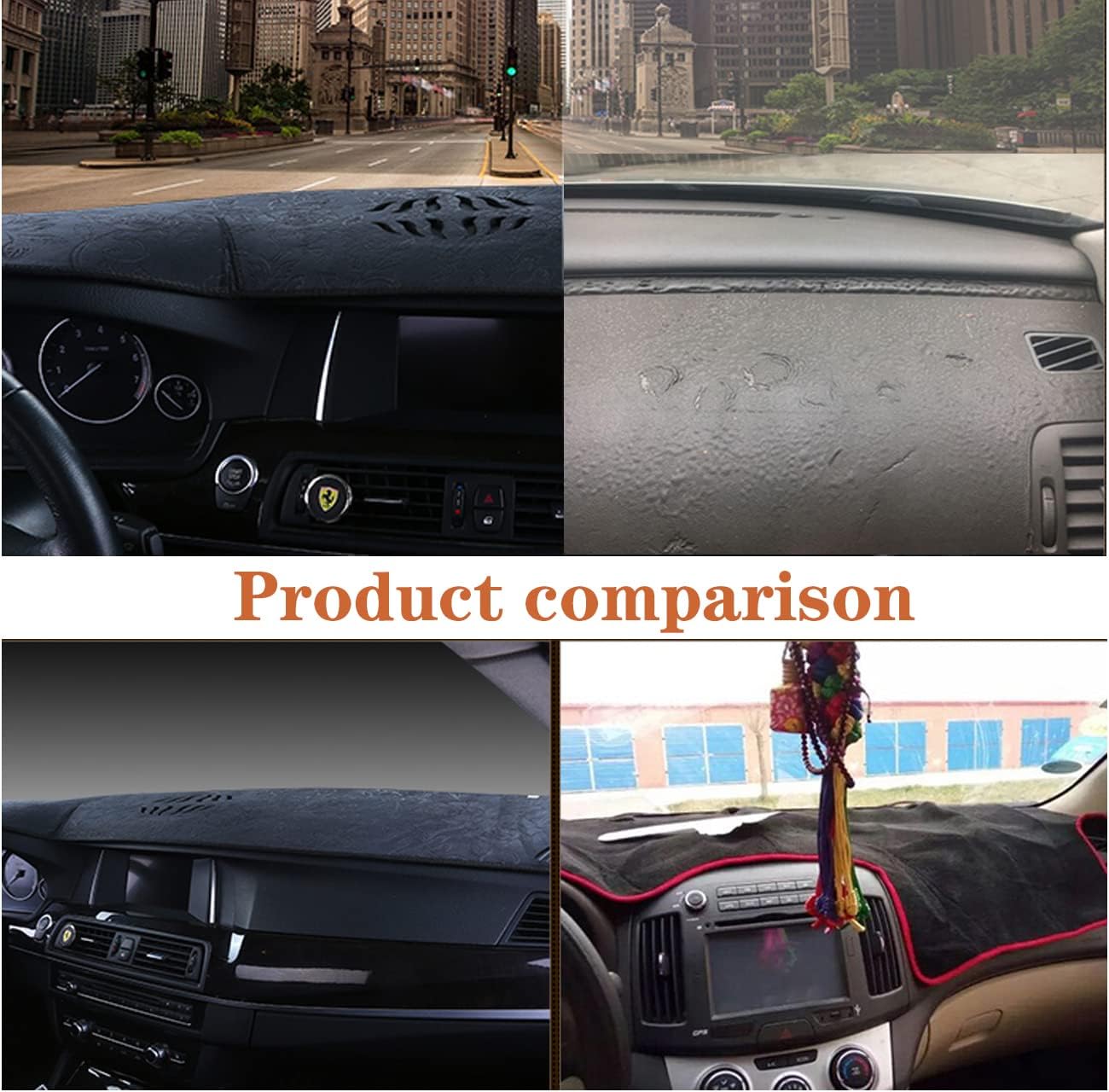 Dash Covers Compatible with 1914-2028 Toyota Corolla,Car Dashboard Cover Mat,high-end Flannel with Pattern