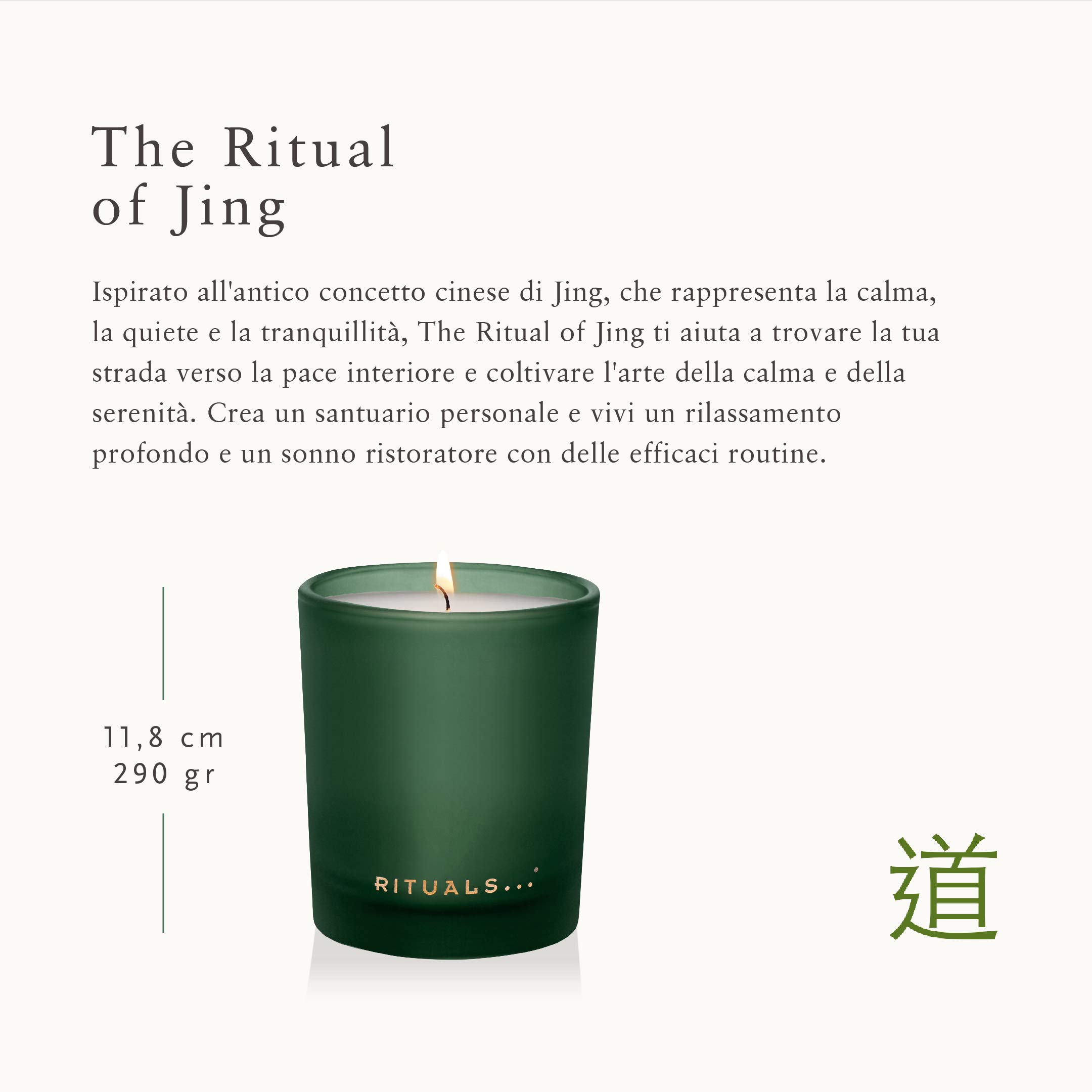 RITUALS The Ritual of Jing Scented Candle, candela profumata, 290 g