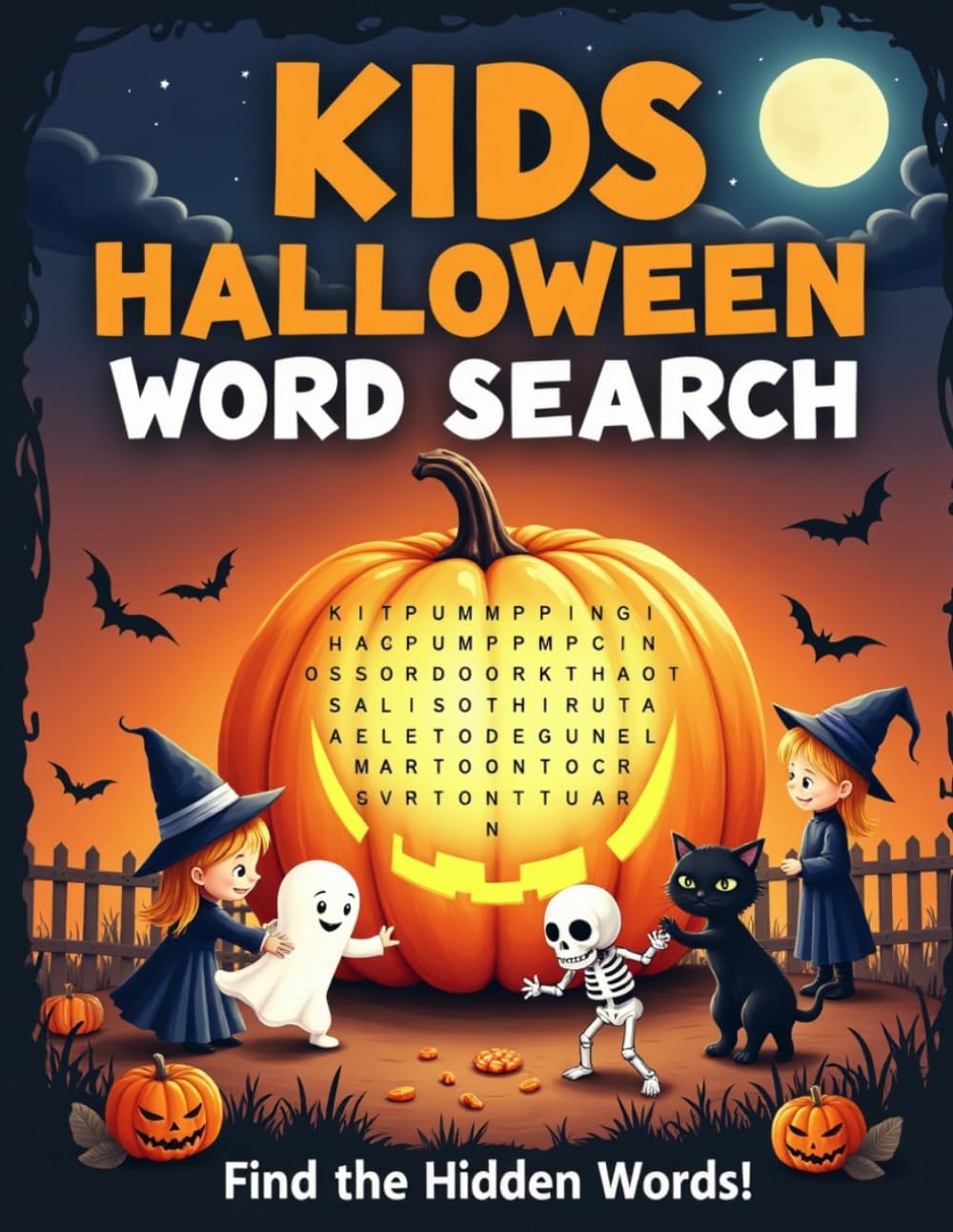 Kids Halloween Word Search: Spooky And Fun Halloween Word Search Puzzles For Kids