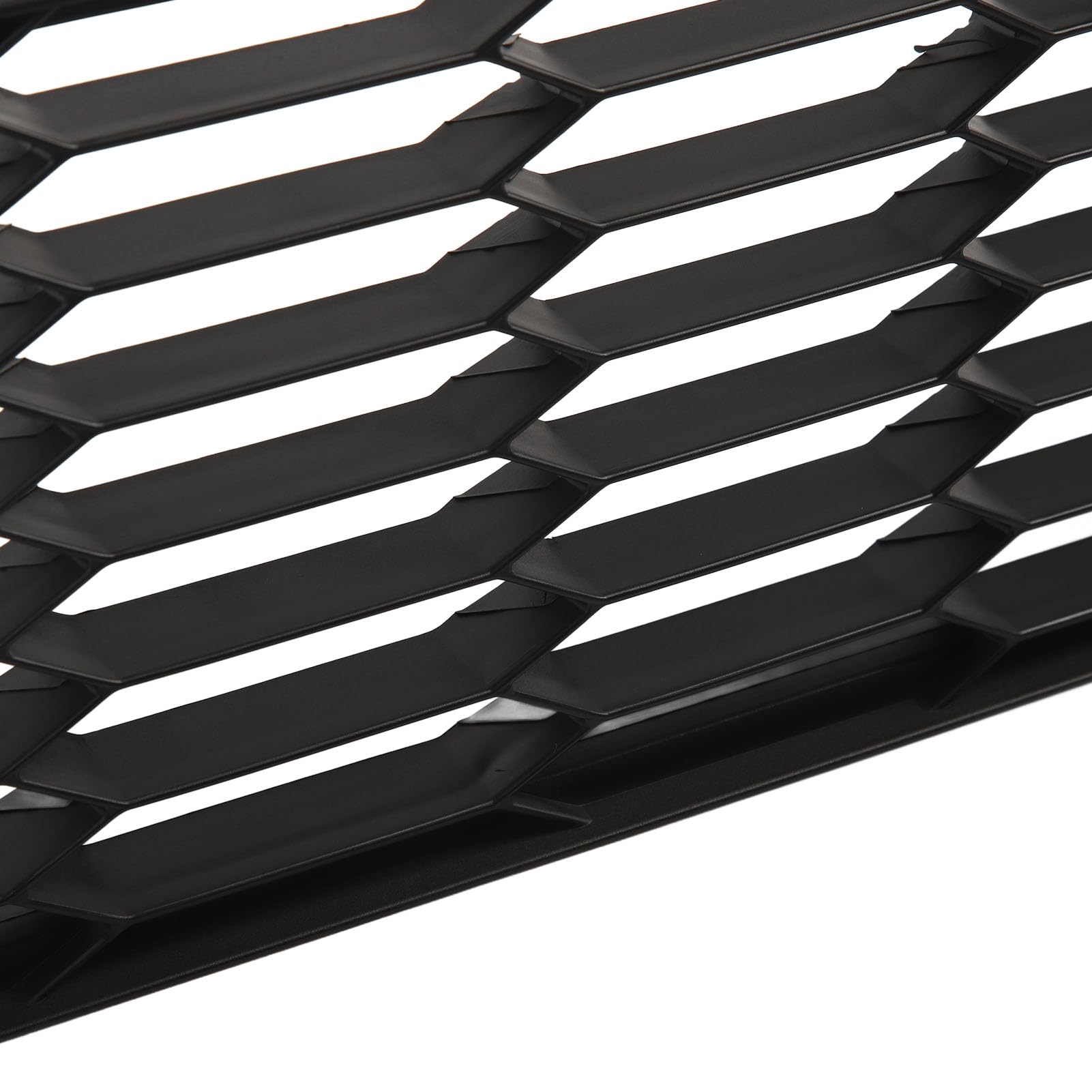 Unterer Kühlergrill der Frontsto?stange 5F0853667M Schwarzes ABS-Frontsto?stangenzentrum, rost- und Kratzfestes Mesh-Untergitter für SEAT Leon 5F MK3