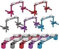 Vista 10 de Milltrip Soportes magnéticos para el cuerpo RC, montaje magnético de carrocería, kit de montaje de carcasa magnética de aluminio, soporte de poste