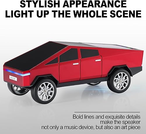 Miniatura 9 de Altavoz Bluetooth futurista con pantalla LED, práctica opción de regalo para fanáticos de modelos de automóvil y usuarios de audio, TWS estéreo,