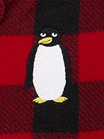 Vista 28 de Simple Joys by Carter's - Pijama de forro de vellón resistente al fuego para niños pequeños y bebés, holgada, con pies, paquete de 3