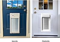 Vista 4 de Puerta enrollable automática Power Pet de la marca High Tech Pet - Panel motorizado enrollable para mascotas, control manual y de aplicación WiFi