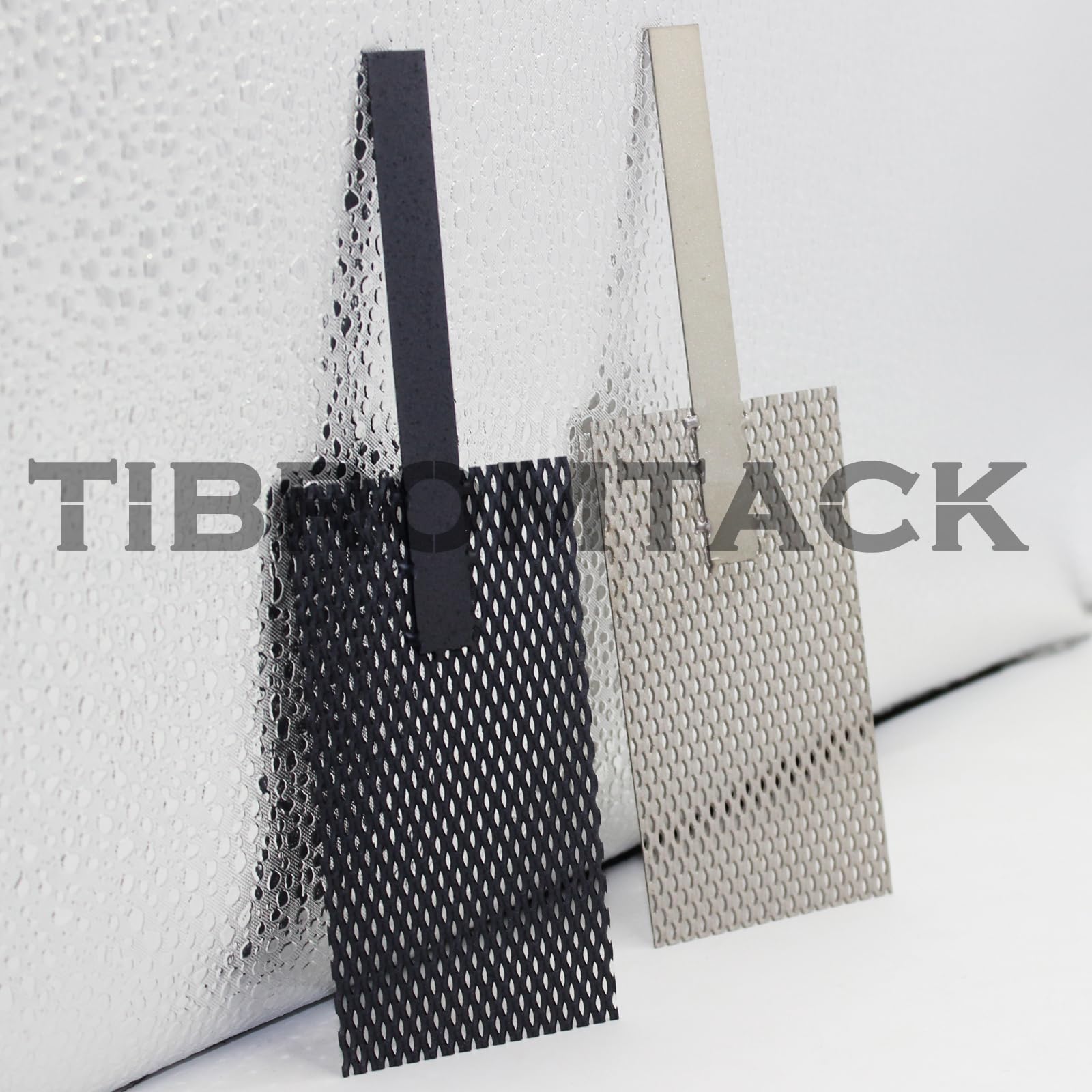 2 electrodos, red de ánodo de titanio con recubrimiento MMO de rutenio-iridio y red electrolítica de cátodos sin recubrimiento para aplicaciones electroquímicas y limpieza de piscinas