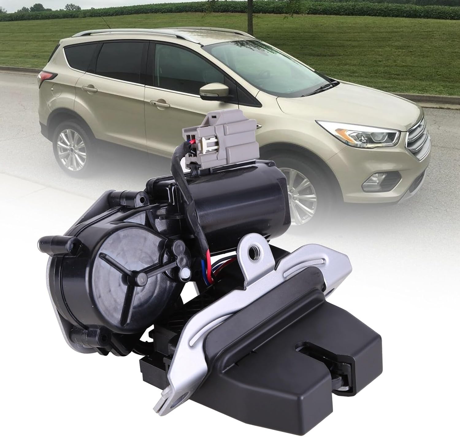 Liftgate Lock Actuator for Ford Escape 2017-2019 2018 Durable Material Door latch actuator GJ5Z-7443150 Match for the Original Vehicle