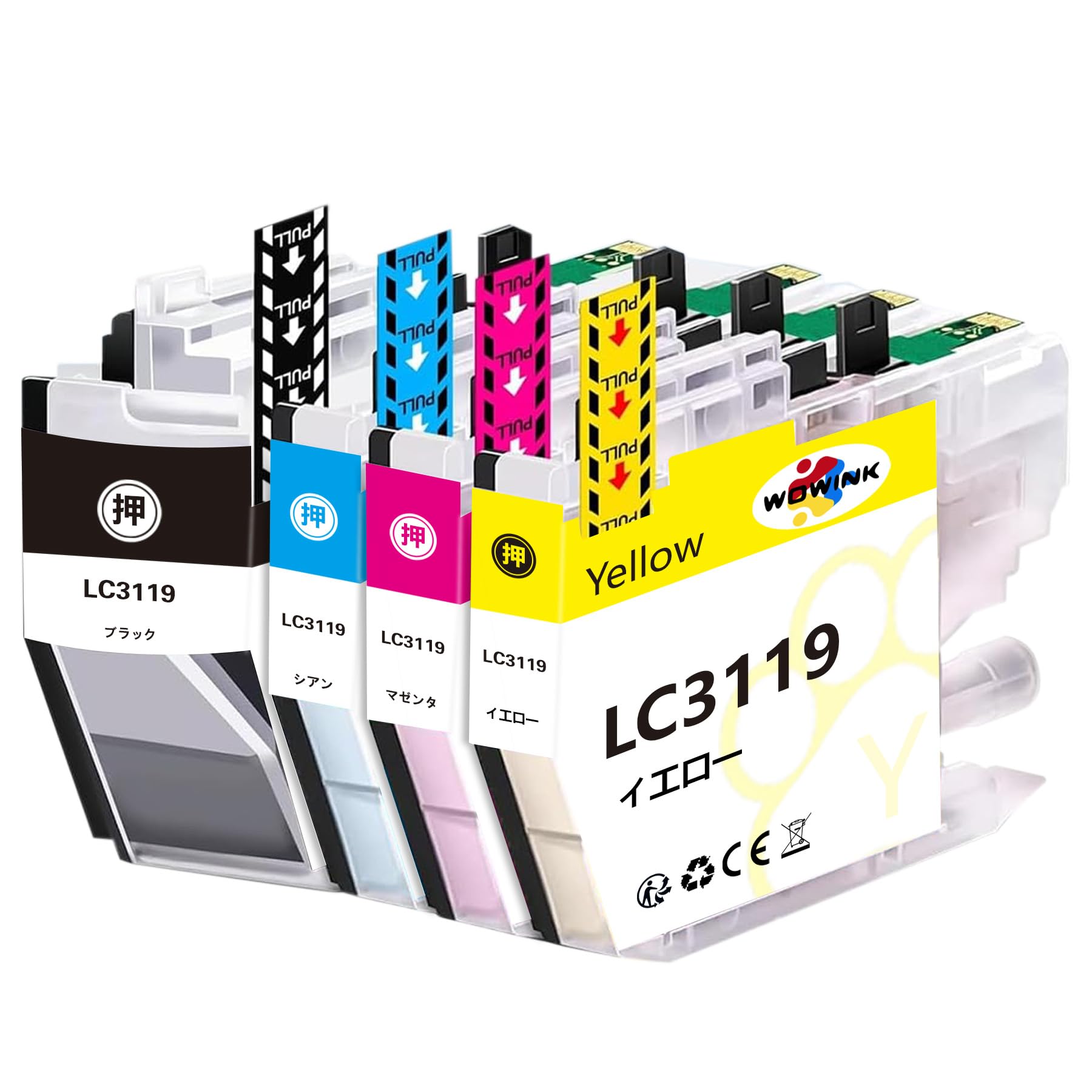 Amazon.co.jp: LC3119 LC3119-4PK ブラザー(brother) 用 インク lc3119