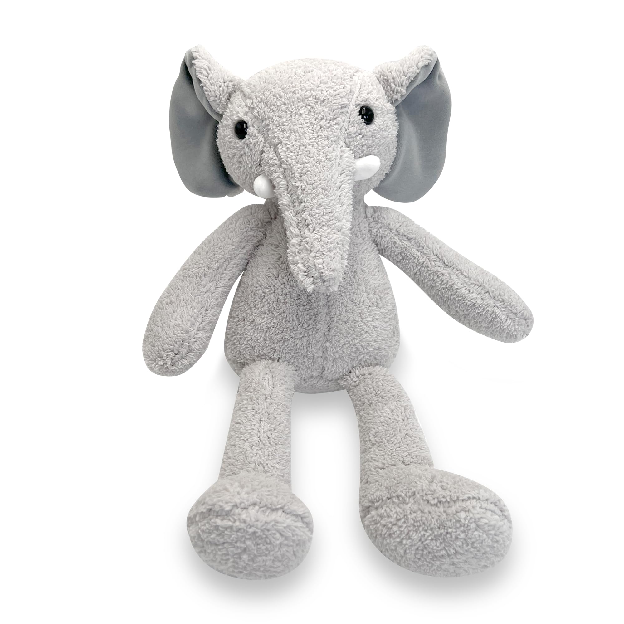 1pc Elephant Teddy Toy, Soft & Cuddly Plush Stuffed Animal, 35cm Grey Elephant Baby Gifts for Newborns, Toddlers & Kids, Cuddly Toys for Boys & Girls