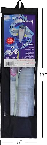 Miniatura 3 de In the Breeze Cometas gráficas de diamantes de 30 pulgadas