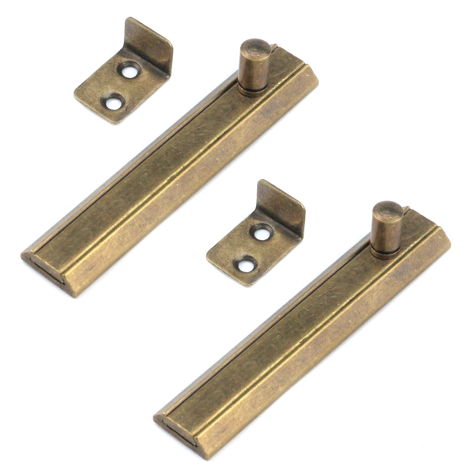 Buy Semetall Barrel Bolts Latch 2 Pack 3 Inch Door Security Slide Latch