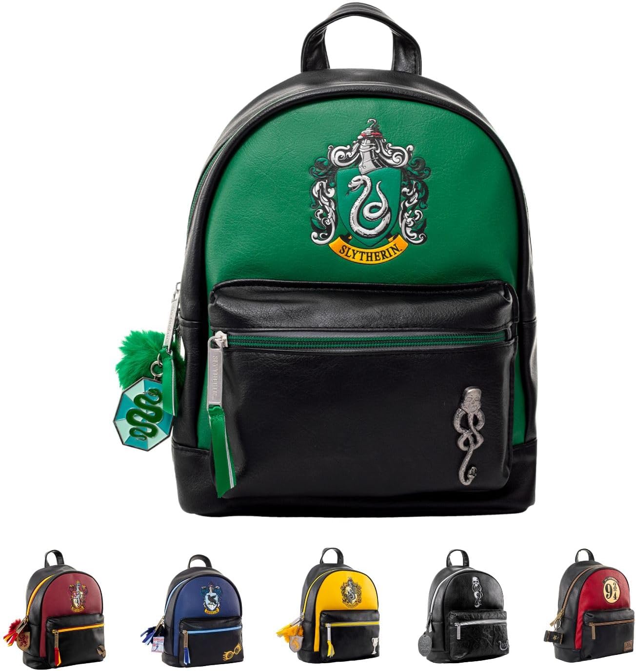 Zaino moda Harry Potter (Sytherin), verde, taglia unica, casual, verde, casual