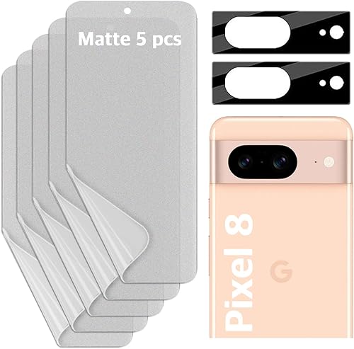 Miniatura 6 de 5+2 5 protectores de pantalla de película de TPU antirreflejos (mate) + 2 protectores de lente compatibles con T-Mobile Revvl 6 Pro 5G  Revvl 6X Pro