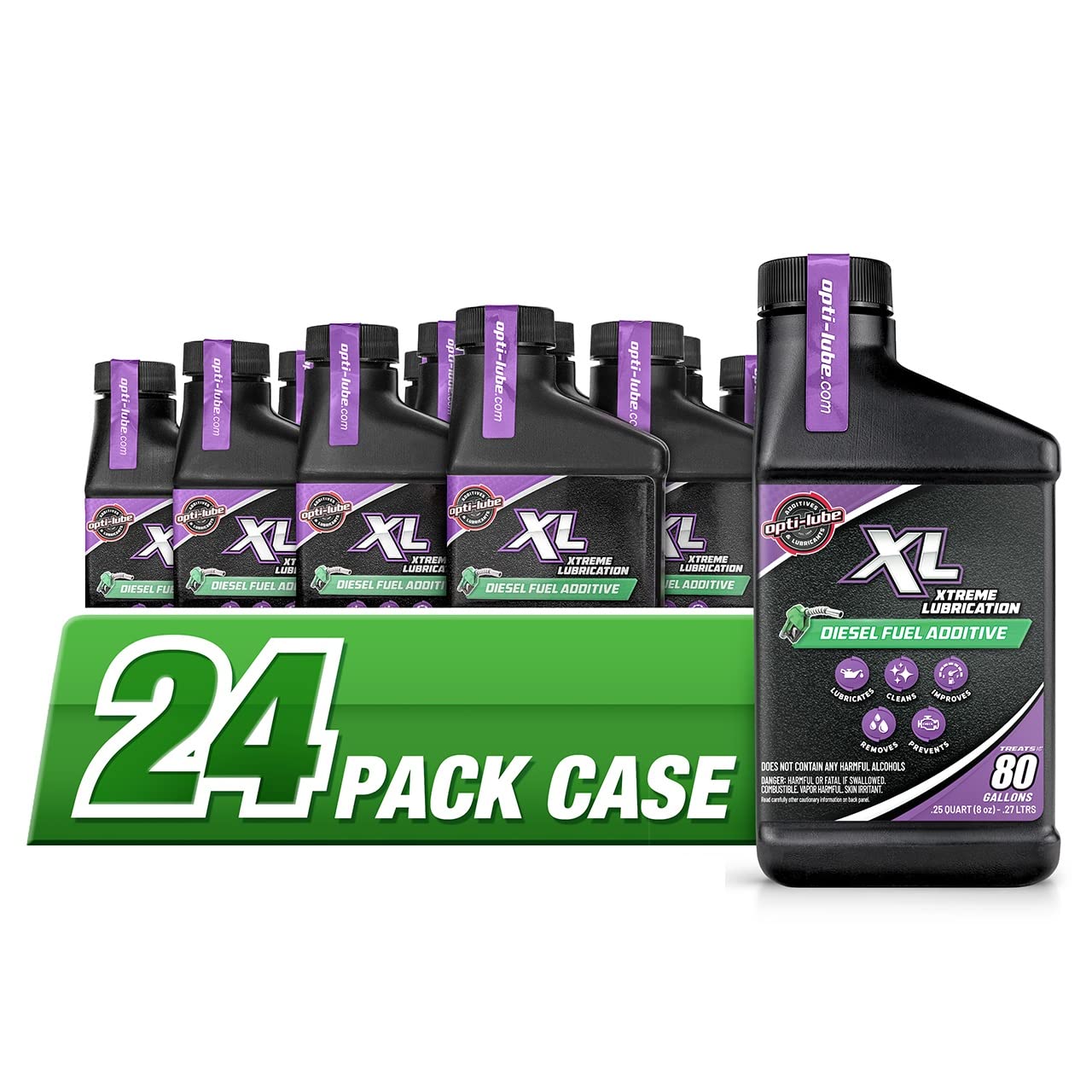 Opti-Lube XL Xtreme Lubricant Diesel Fuel Additive: 8oz Bottles (24 Pack Case)