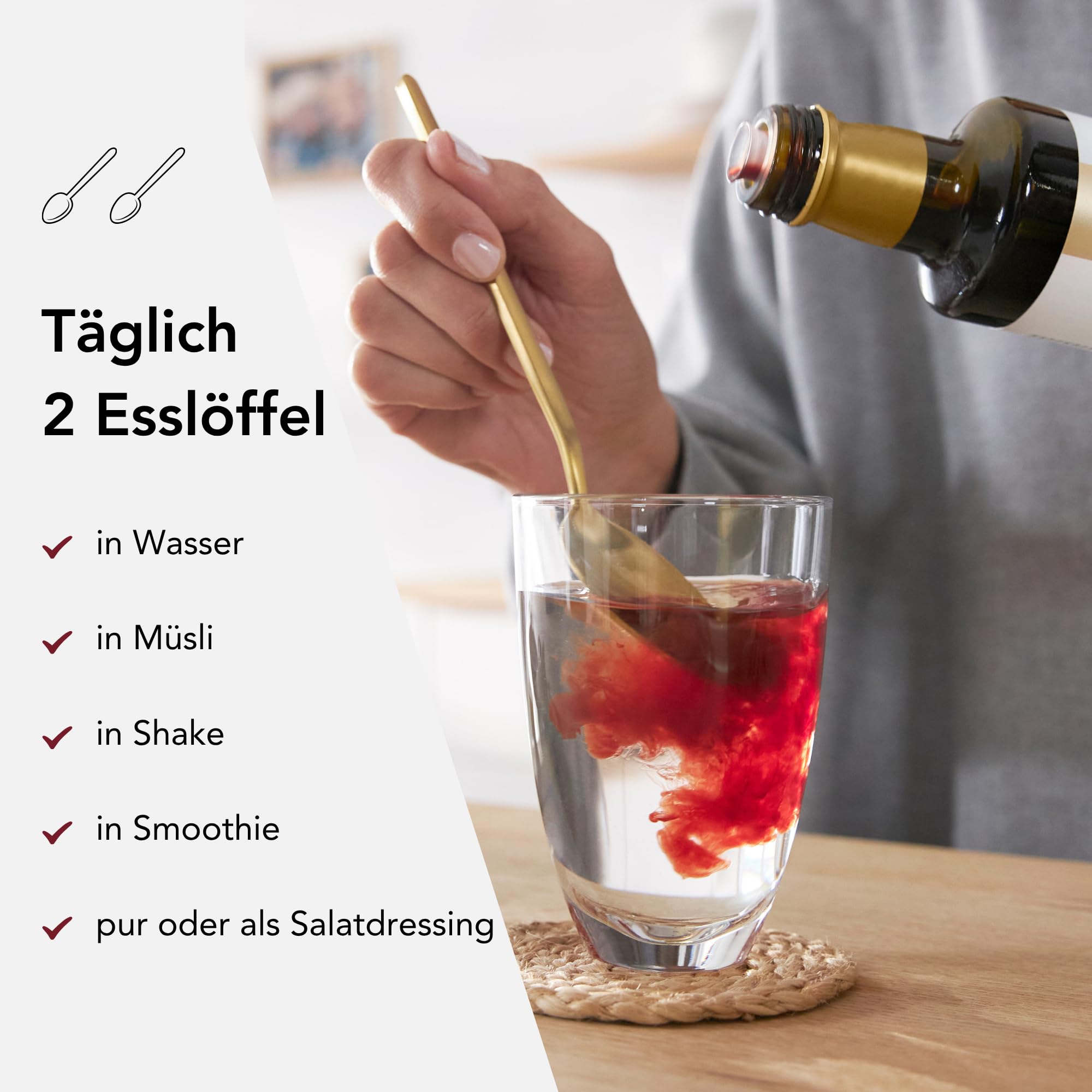 Vitabalance® Mikronährstoffkonzentrat 500 ml – 128 Zutaten inkl. fermentiertem Obst und Gemüse – für die tägliche Nährstoffversorgung von Familie & Kindern ab 3 Jahren | Vegan | 1-Monats-Vorrat
