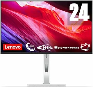 Lenovo L24D-4c | Monitor | 23.8" Full HD | 144Hz | IPS | USB-C Docking 75W