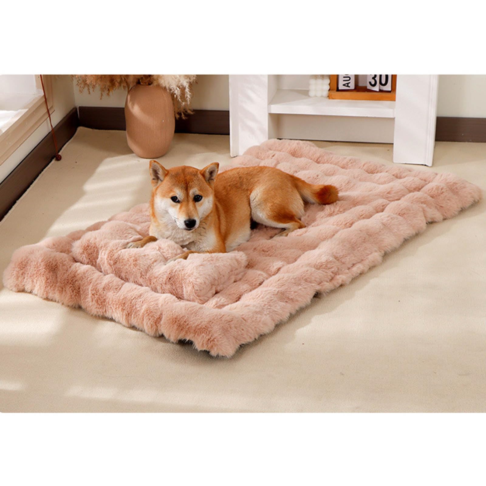 Tappetino per cani reversibile isolamento termico in cotone PP per tutto l'anno Comfort Pad Coperta Pet Sleep Cuscino invernale per cani