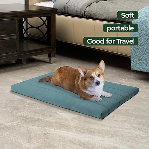 Miniatura 4 de BALANCE Cama para Jaula de Perro, Colchoneta Ortopédica para Perro con Forro Impermeable, Alfombrilla de Espuma Lavable para Jaula para Mascotas
