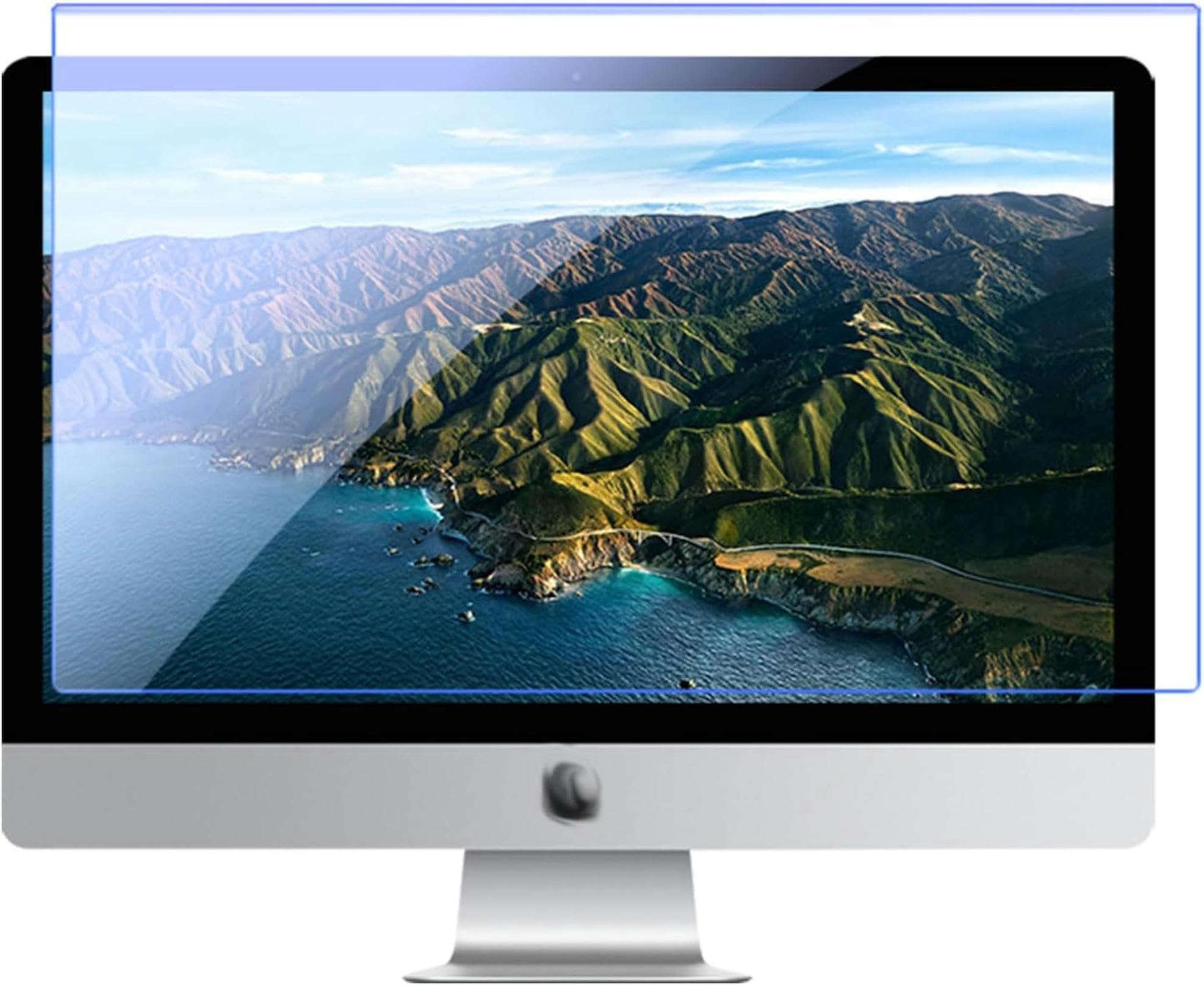 Pantalla de monitor con filtro de protección ocular frente a luz ultravioleta