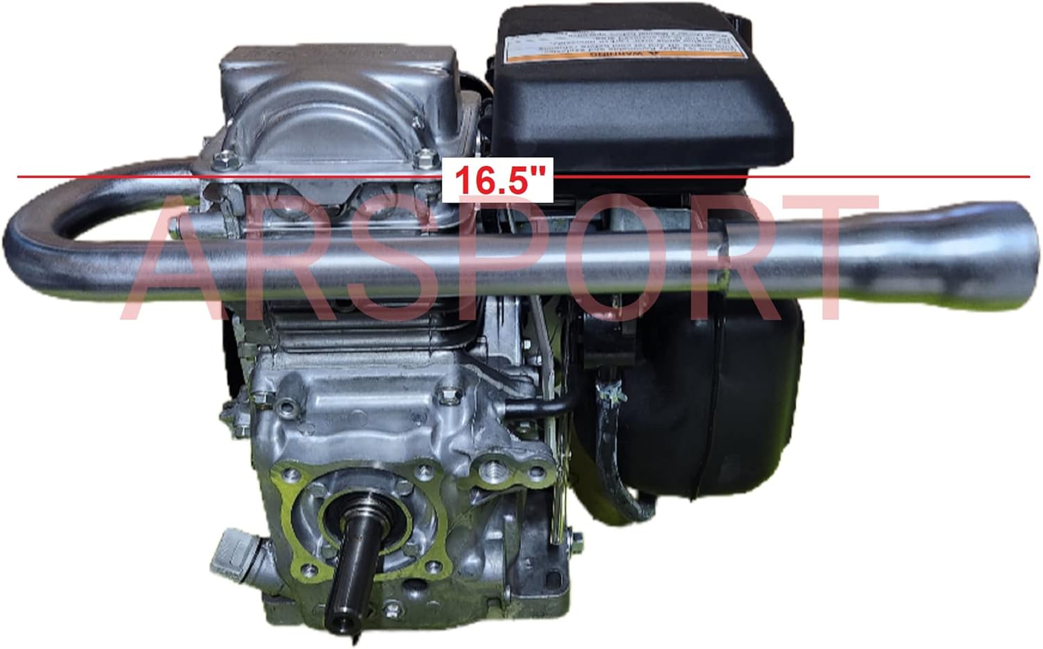 Exhaust pipe Header Compatible with Hond* GX100, GC160, GC190 Motorized bicycles or mini bikes!