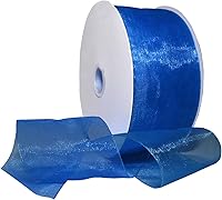 Vista 24 de Morex Ribbon 91803/100-609 Cinta de nailon Organdy, 5/8 pulgadas por 100 yardas, color rojo